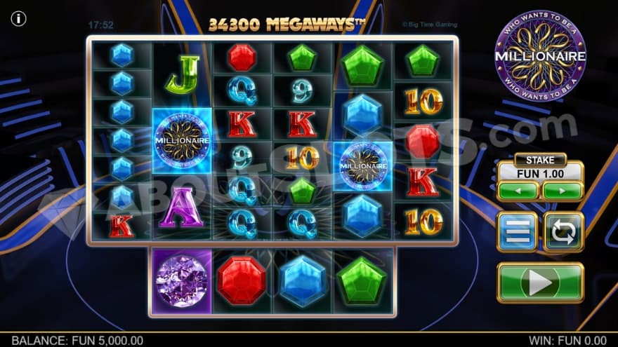 Base game with two scatter symbols on the reels.