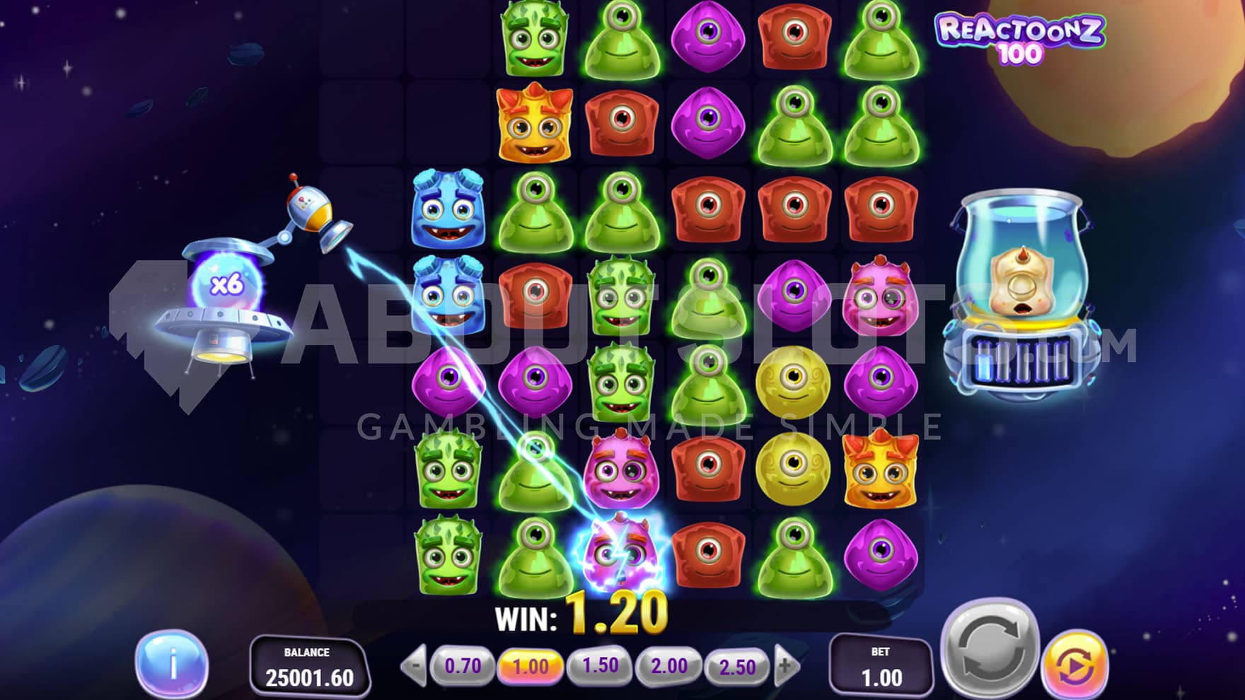 Multiplier feature triggered in the base game, applying a multiplier to an Energized Toon.