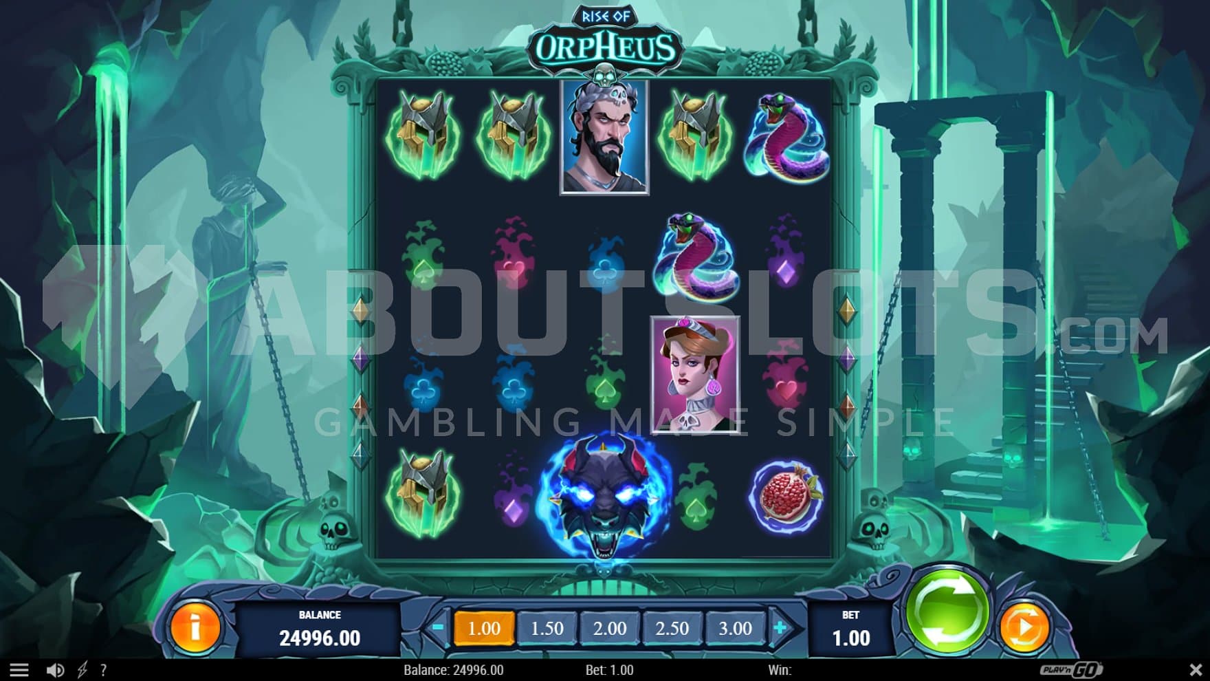 A casino slot in the Underworld.