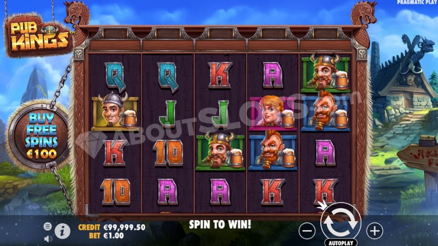 Base game with the drinking tavern to the right.