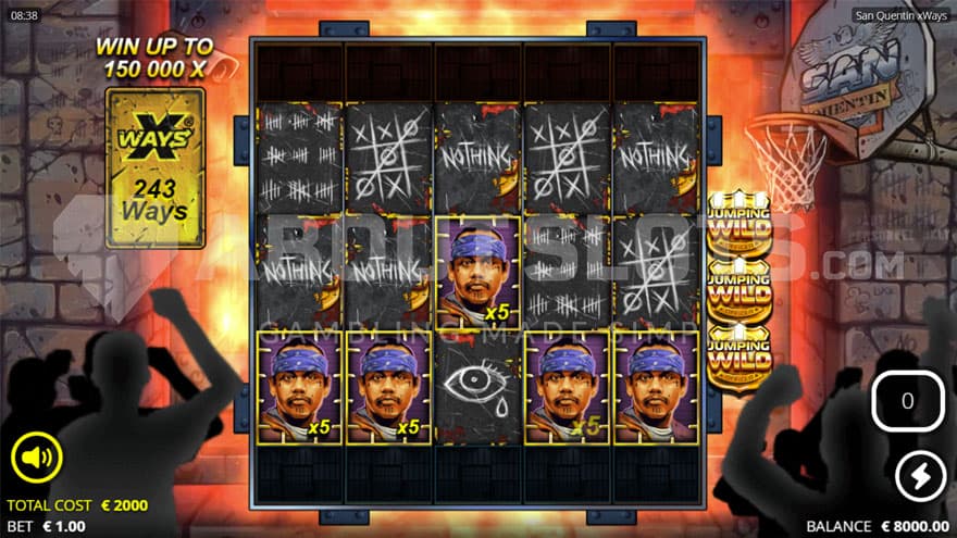 Intro to the lockdown spins feature where free spins, and symbol multipliers are given.