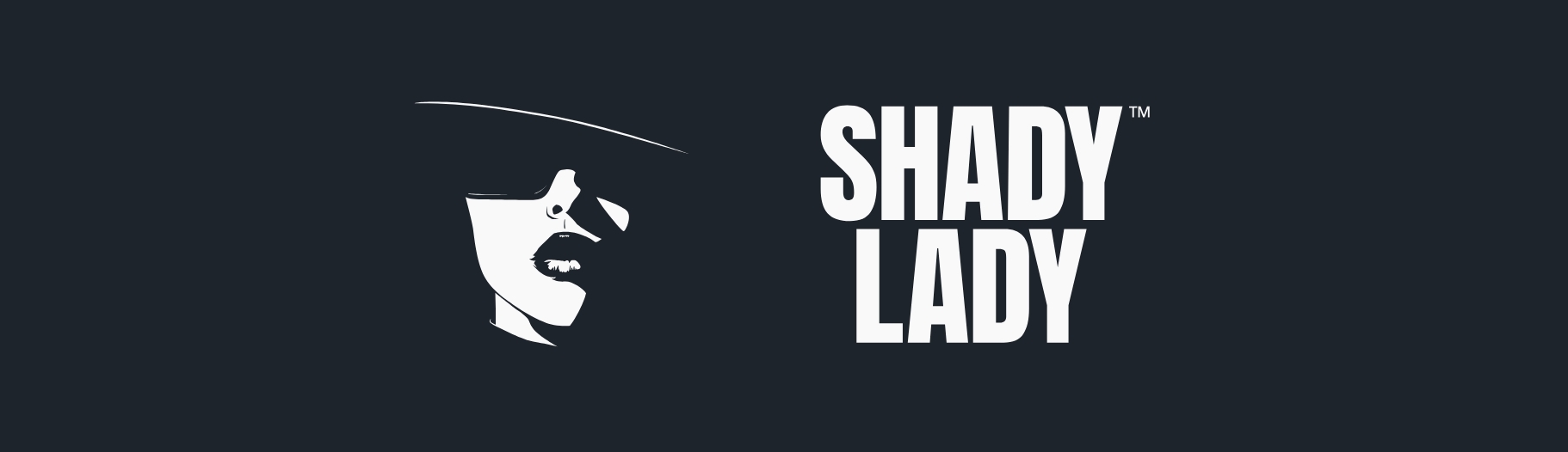 Shady Lady Banner showing logo