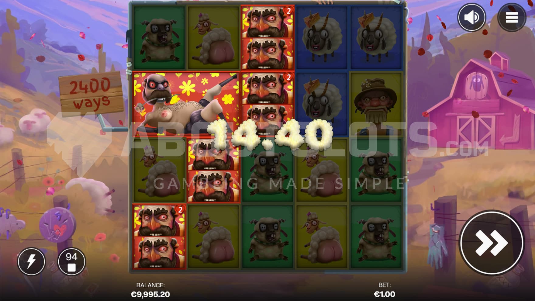 Sheeple Merge feature triggered in the base game.