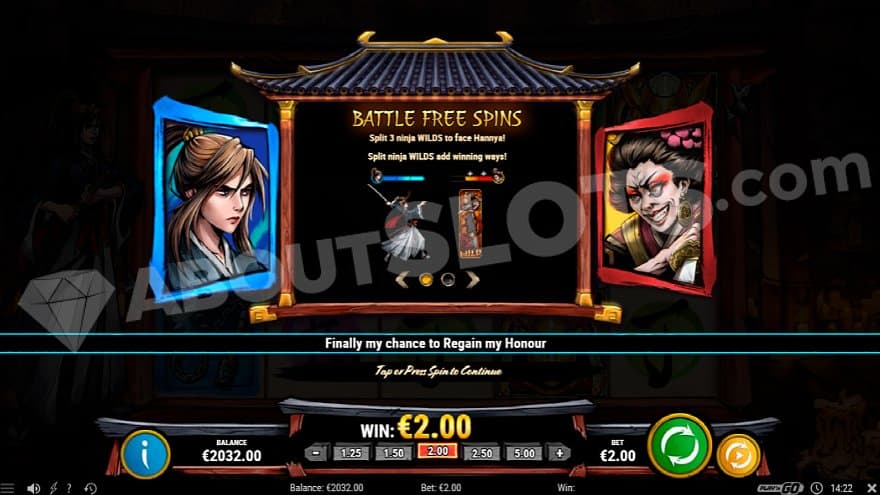 An introduction to the free spins.