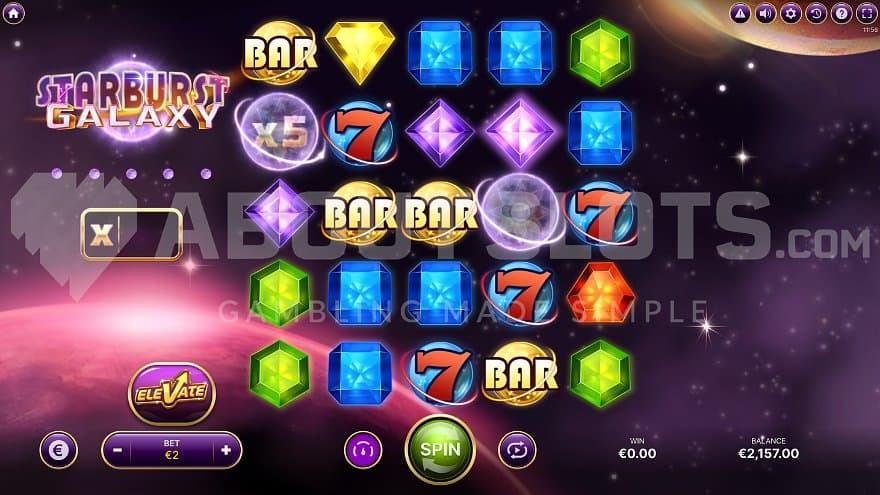 A casino slot in space.