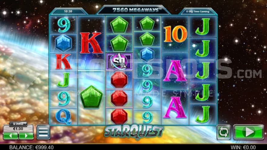 A casino slot in space.