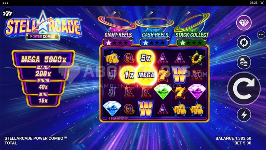 A casino slot in space.