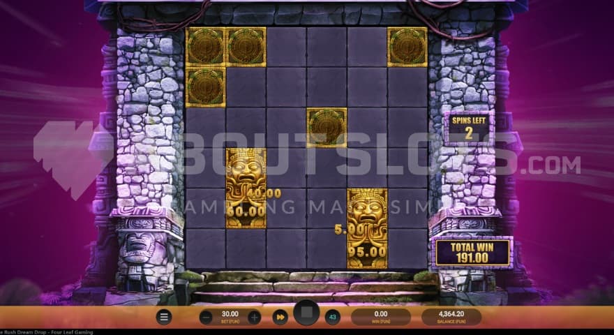 A screenshot of the Cash Rush Free Spins