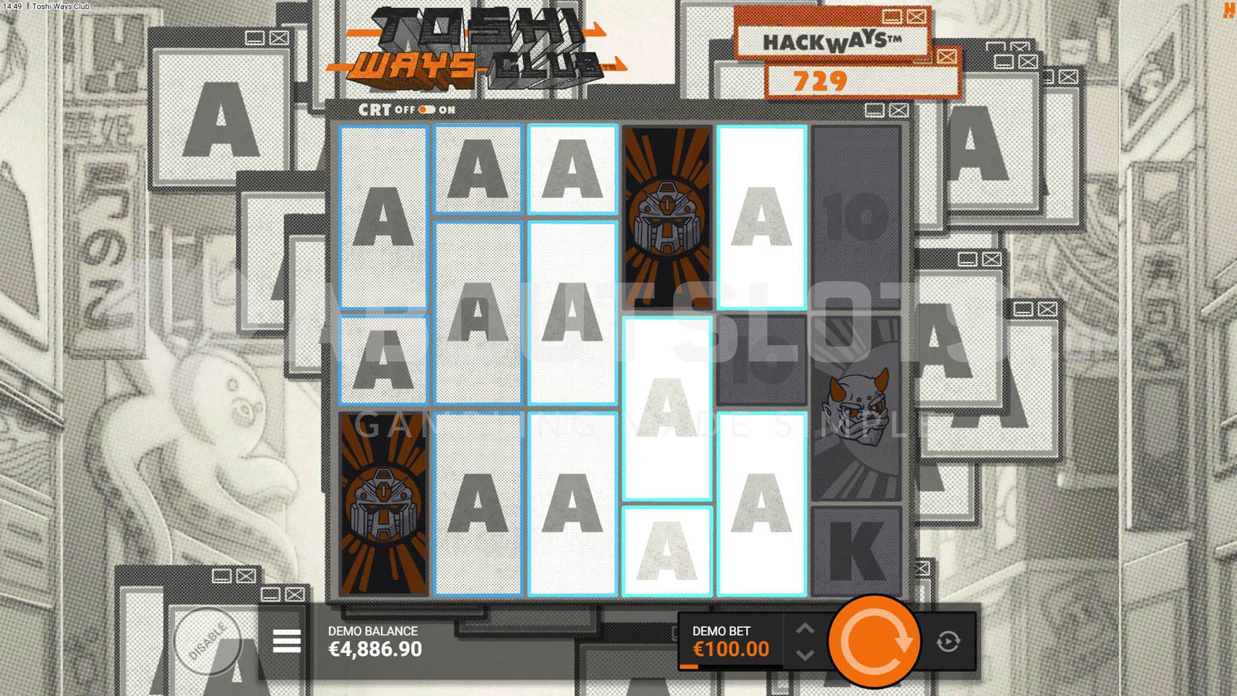 Swap Symbol triggered in the base game, transforming all Flash Frames into a matching symbol.