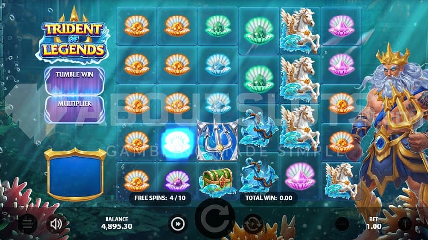 Fourth of ten Free Spins.