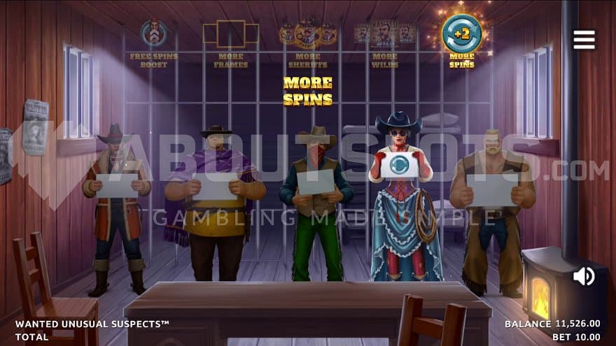 Five bad guys to chose between in the Bonus Perk Pick.