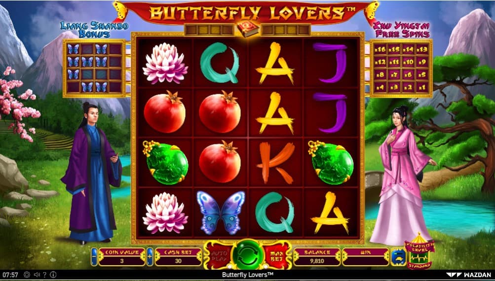Butterfly Lovers slot gameplay
