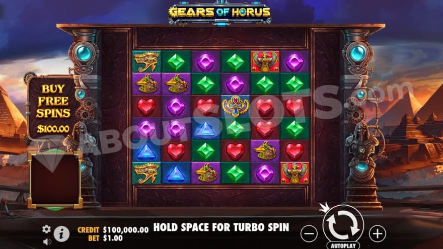 Base game where you can see pyramids in the background.