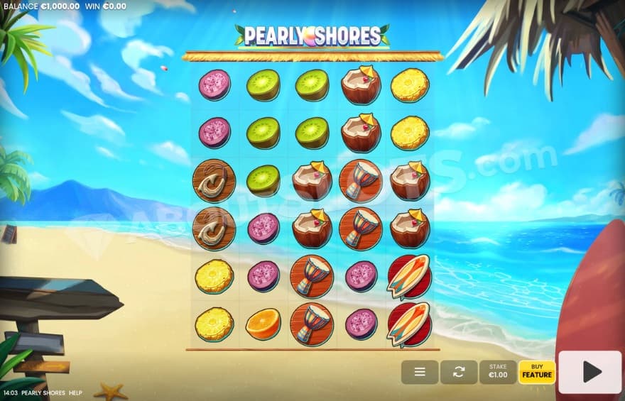 Base game where you can see a beach in the background.