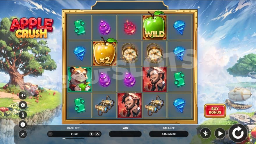 A screenshot of the multiplying wild apples