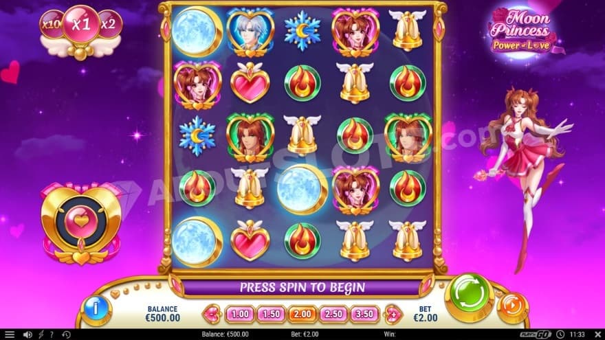 A screenshot of the base game view