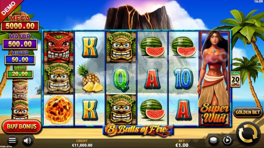 Base game where you can see a super wild to the right.